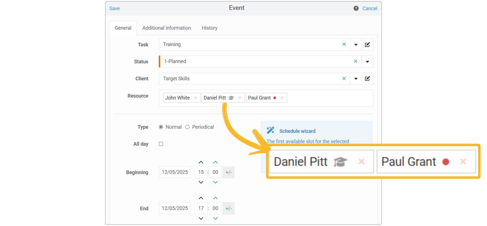 ビジュアルアラート