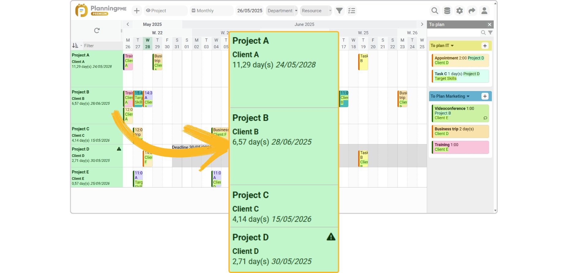 ヘッダーに表示されるデータのカスタマイズ